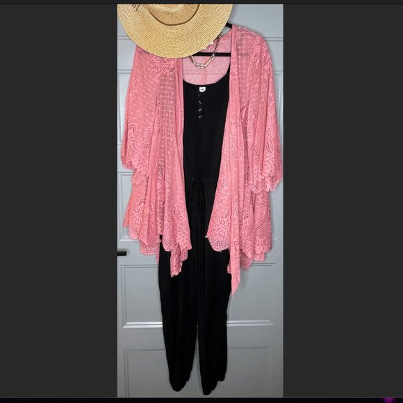 OLD NAVY ROMPER BLACK FULL LENGTH MEDIUM - Picture 1 of 5